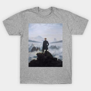 Wanderer Above the Sea of Fog Caspar David Friedrich T-Shirt